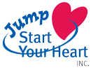 A logo of jump start your heart
