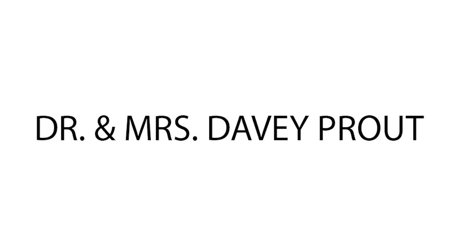 Dr & mrs davey prout logo.